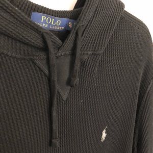 Waffle Pattern Hoodie by Ralph Lauren